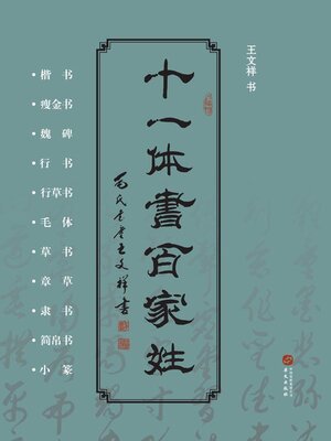 cover image of 十一体书百家姓
